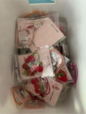 Pokémon hair elastic mixed lot, loop bag fillers